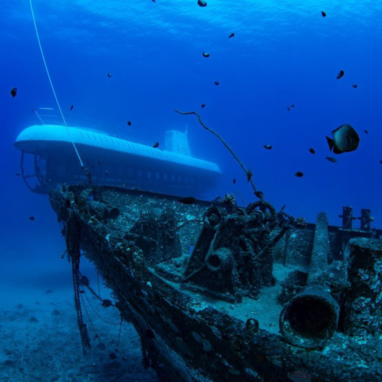 Atlantisadventures Atlantis Submarine Dive Tour Deep Water Slide