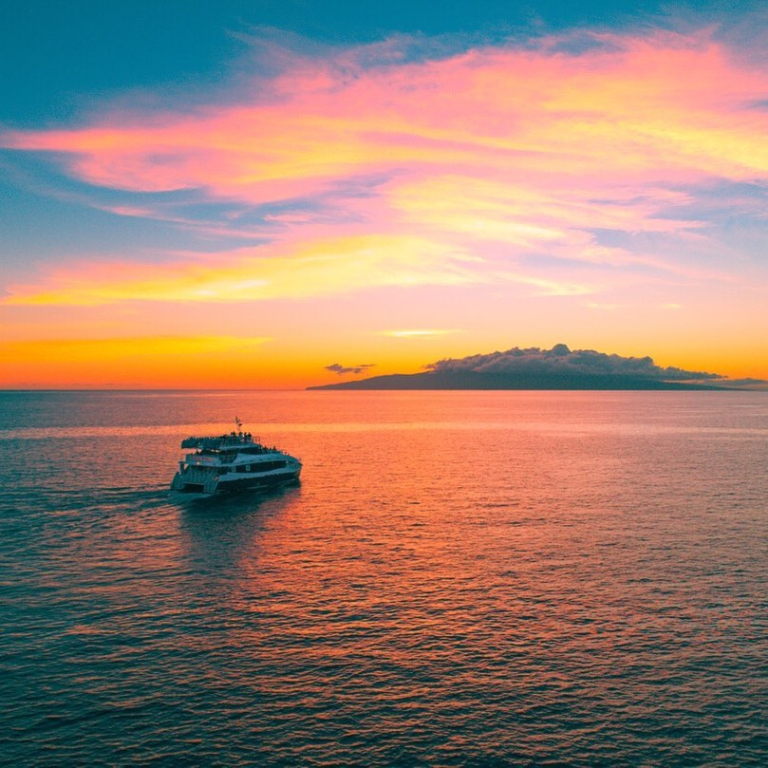 Calypsomaui Maui Sunset Catamaran Dinner Cruise Beautiful Sunset