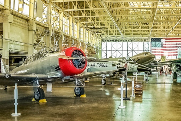 Pacific Aviation Museum Hangar  Jet Fighter Exhibit Slider 