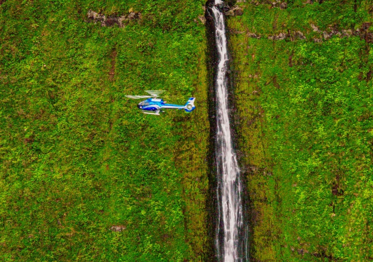 blue hawaiian hana haleakala helicopter tour