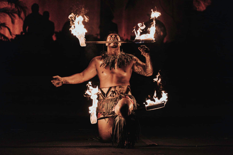 Polynesia Polynesian Cultural Center Cultural Shows Fire Dancer
