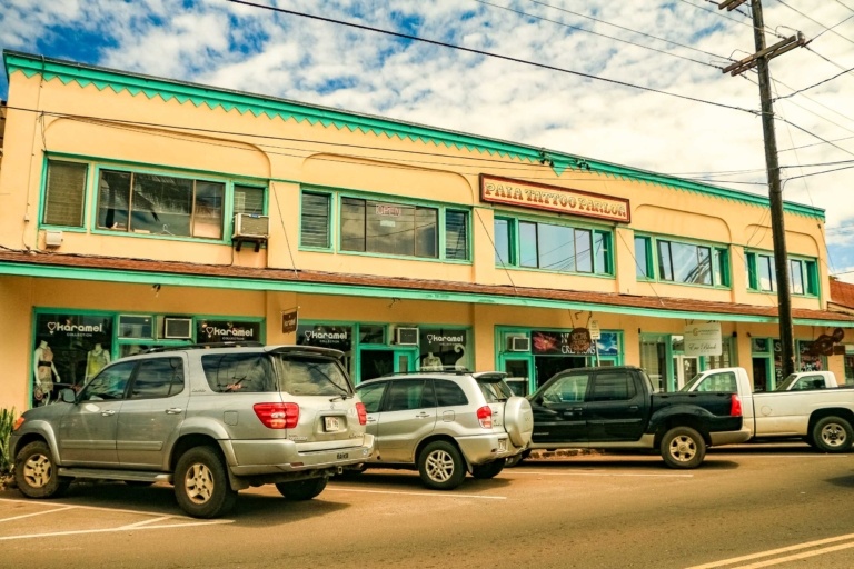 Paia Town Building on Hana Highway Maui