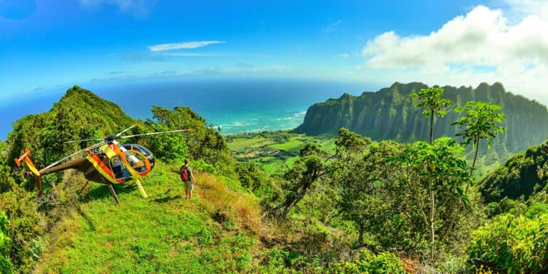Paradise Helicopters Scenic Remote Overlook Waipio Valley
