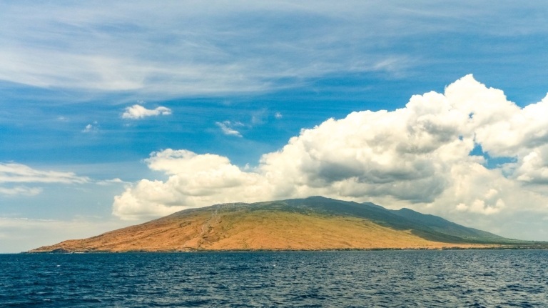 West Maui Mountains View from Boat