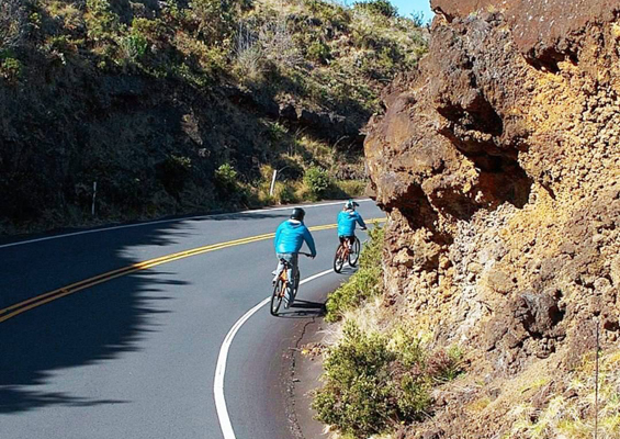 Amazing Views During This Leisurely Ride Down The Mountain Bike Maui Slider