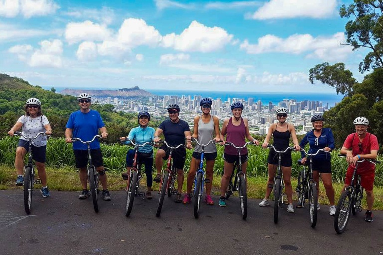 Bikehawaii Oahu Waterfall Hike And Bike Downhill Tour Smiles From Our Downhill Bike