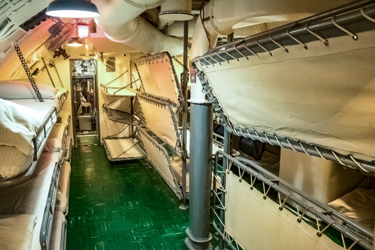 USS Bowfin Submarine Crew Sleeping Quarters