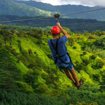 Seven Zipline Course Kauai Backcountry Adventures