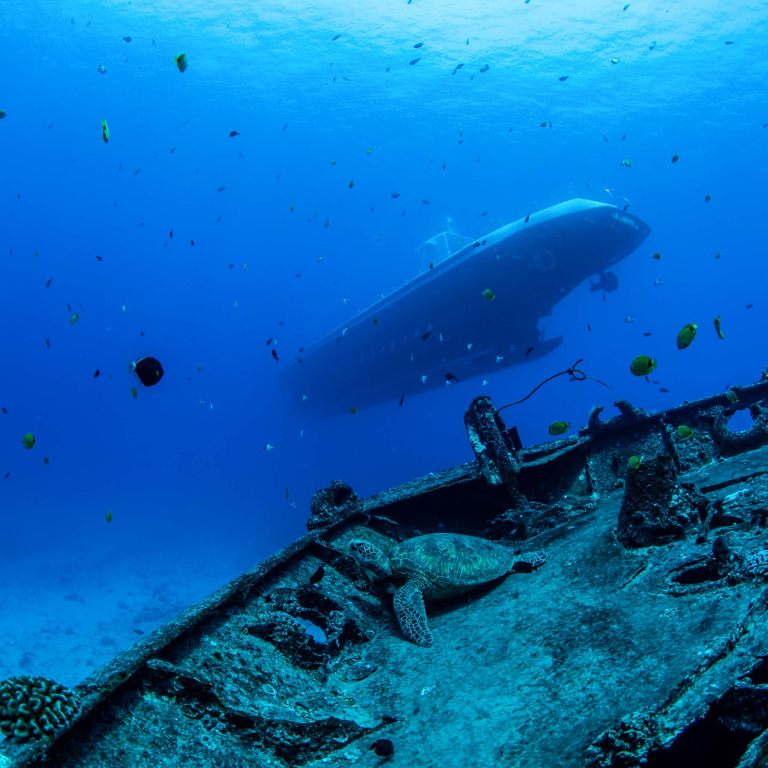 Atlantis Adventure Maui Undersea Submarine Adventure Dark Submarine 