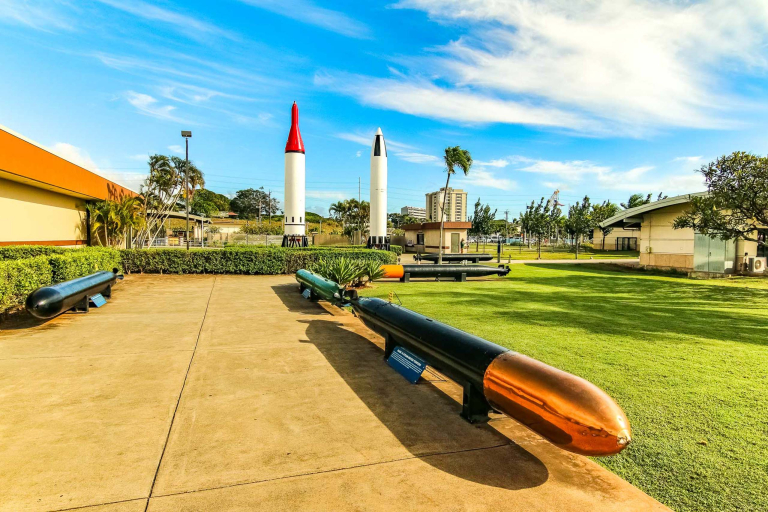 Submarine Museum Torpedo And Rocket Exhibit Feature