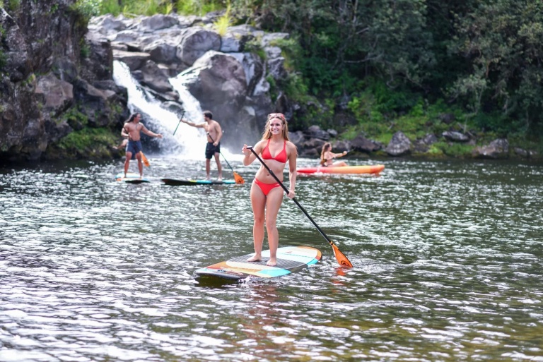 umauma experience stand up paddle in the river