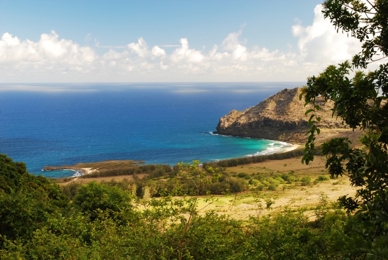Overlooking Landlocked Kipu Kai Beach Kipu Tours Kauai