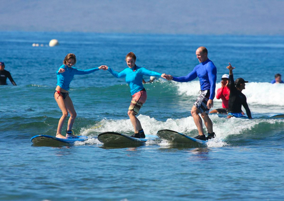 Actionsportsmaui One Day Maui Surf Lessons Slider Surfing Beach Maui