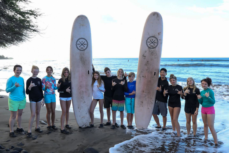 Keepitsimplehawaii Lahaina Surf Coach Lessons Ohana Group