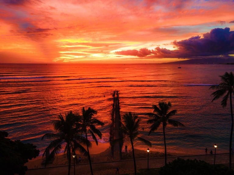 experience an iconic hawaii sunset glass bottom boats oahu sunset tour