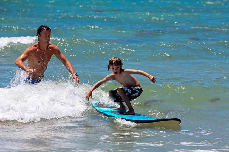 Mauiecotours Kalama Park Surfing Lessons Dad And Son