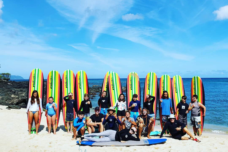 Northshoresurf Haleiwa Private Surf Lessons Entire Family Group