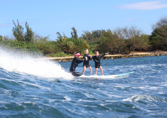 Northshoresurf Haleiwa Private Surf Lessons Slide Kids