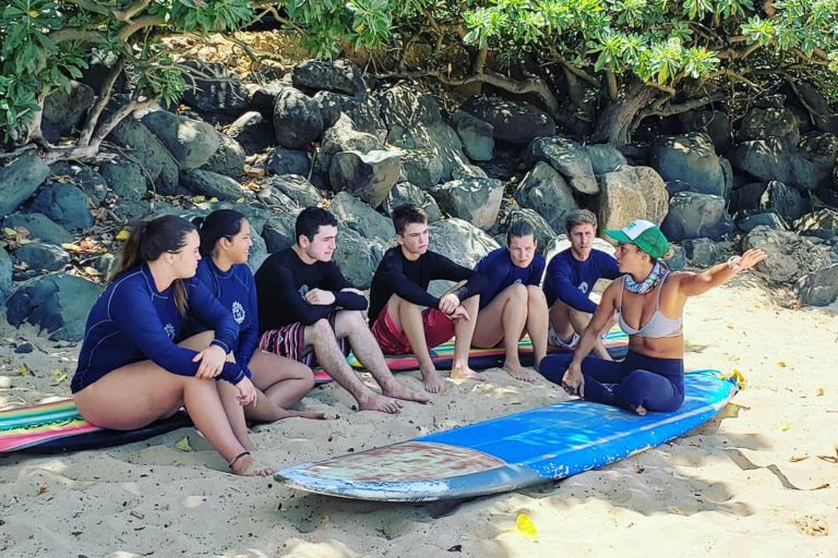 Northshoresurfgirls Group Surf Lessons In Haleiwa Class Instructors