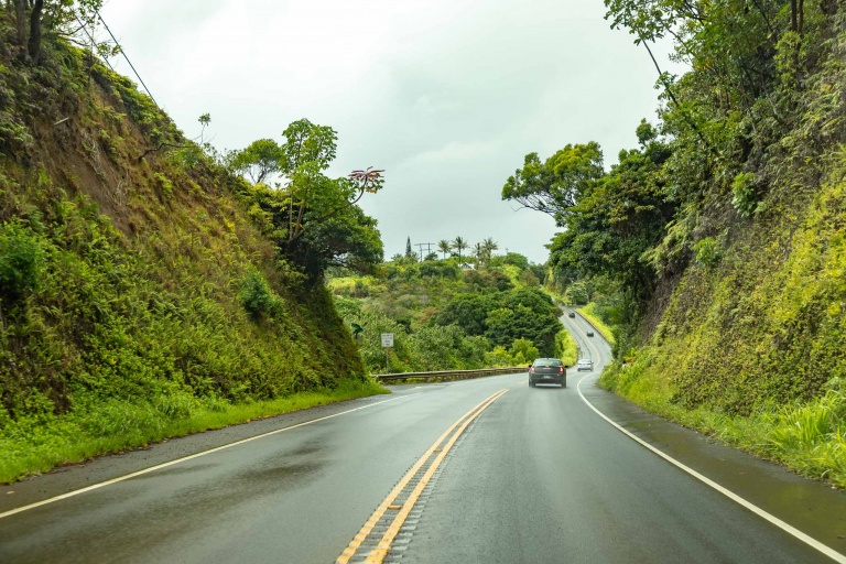 Hana Highway at Haiku Maui