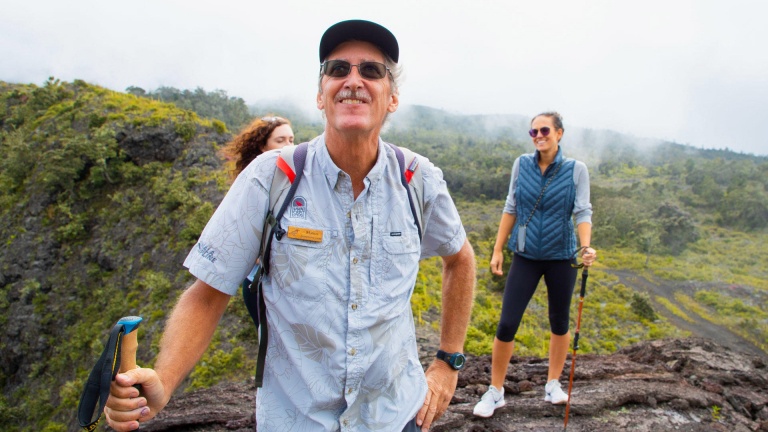 Hikers Enjoy Exclusive Private Access Onto Hualalai