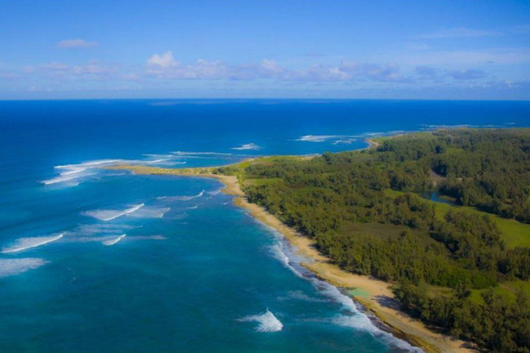 Paradisecopters Valleys And Waterfall Explorer From Turtle Bay Tour Great Shot Of The North Shore