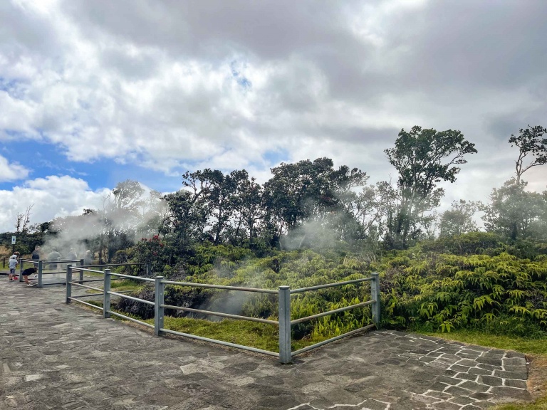 Steam Vents Volcanoes National Park Big Island Circle Island