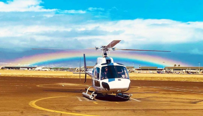 chasing rainbow air maui helicopter tours