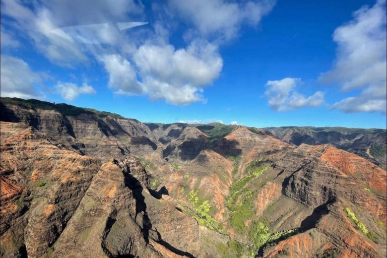 Sunshinehelicopters Ultimate Kauai Adventure Helicopter Waimea Canyon Top View