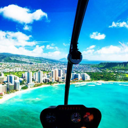 Get To See Famous Places Like Diamond Head Waikiki Beach Oahu Rainbow Helicopters