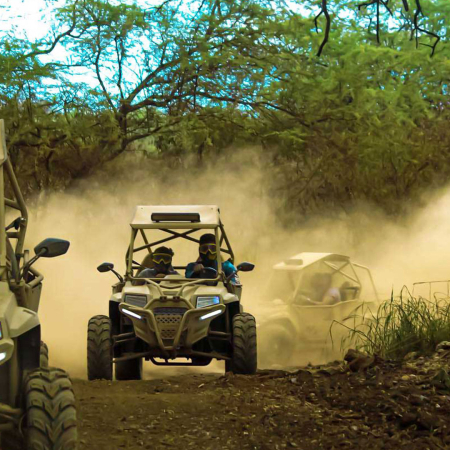 Side By Side Atvs Oahu Coral Crater