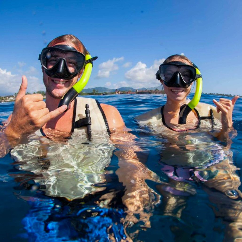 Kauaiztourz Guided South Shore Snorkeling Tour Couple