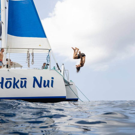 Kona Afternoon Sail And Snorkel Sea Paradise Big Island Product