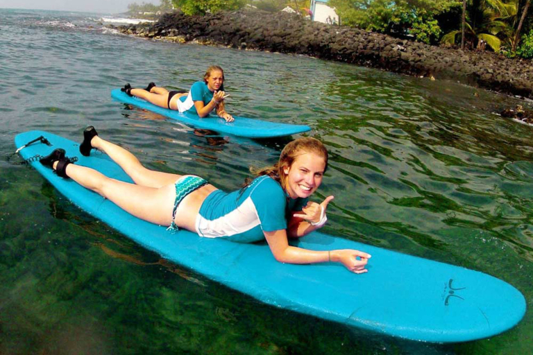 Semi Private Surf Lessons Hawaii Lifeguard Surf Instructors Big Island Private