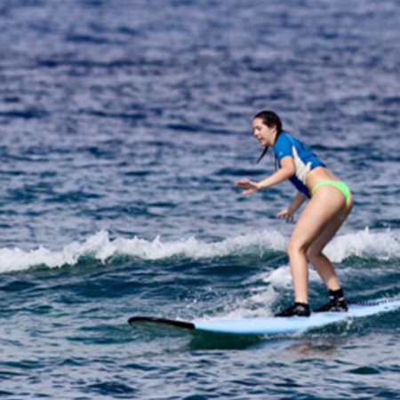 Surflessonshawaii Vip Private Surf Group Slide Girl Product