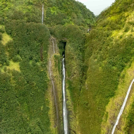 Helicopter Tour Road To Hana Coast Maui