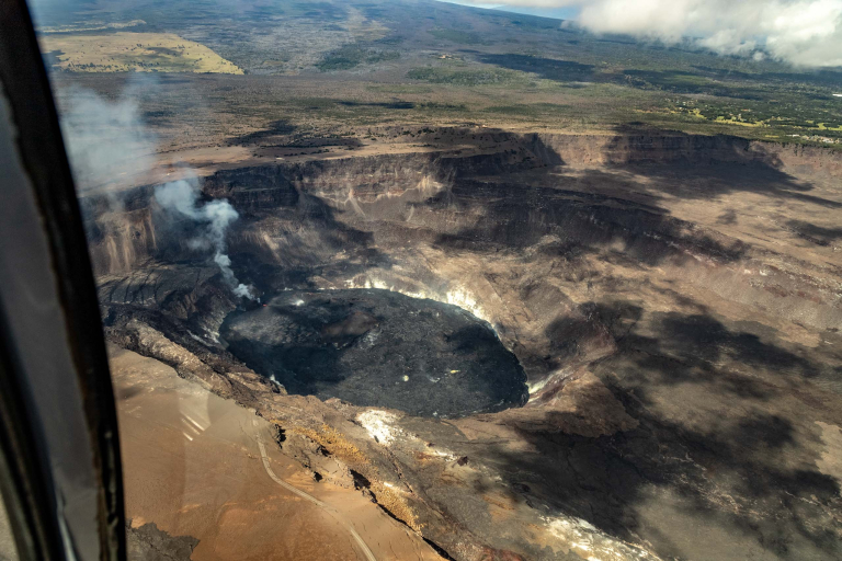 Volcanoes National Park Helicopter Kilauea Lava Lake Big Island