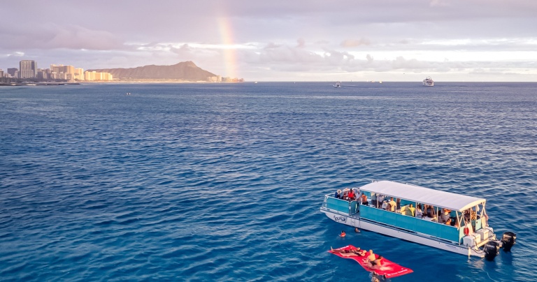 a family friendly snorkeling adventure and rainbow honolulu snorkel company