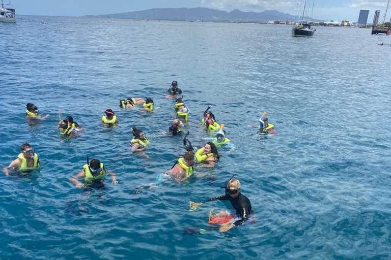 Hawaiinautical Maalaea Luxury Snorkel Cruise Guests Snorkel