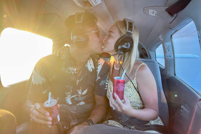 Mauiplanerides Maui Sunset Romance And Champagne Air Tour Feature Golden Hour Coupler