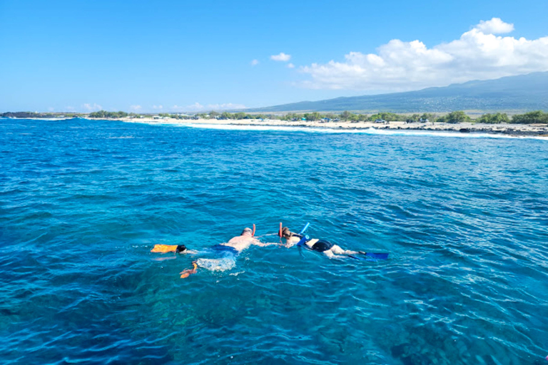 Swimwithdolphinsandmantas Kona Coast Morning Snorkel Trip Couple