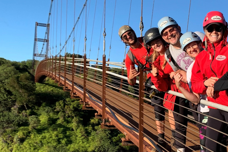 Mauis Ultimate Zipline Adventure Guests On Bridge