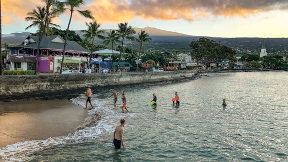 Kailua Kona Pier Beach Swimmers