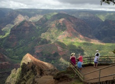 Mini Kauai Adventure Day Trip Waimea Canyon Tourists View