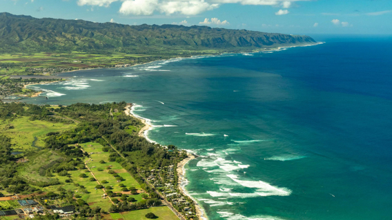 North Shore Aerial Haleiwa And Kaena Point Oahu