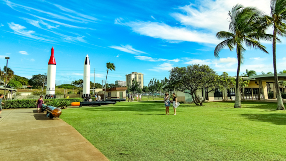 Oahu Pearl Harbor Visitor Center Grounds Rockets