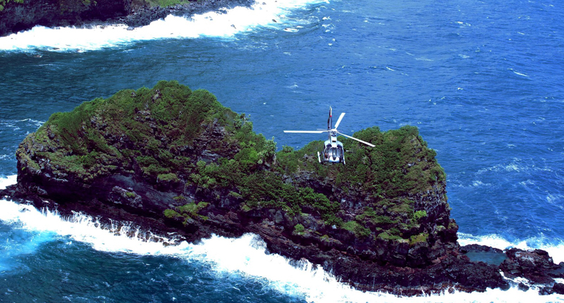 Maverick Helicopters Slide Maui Coast
