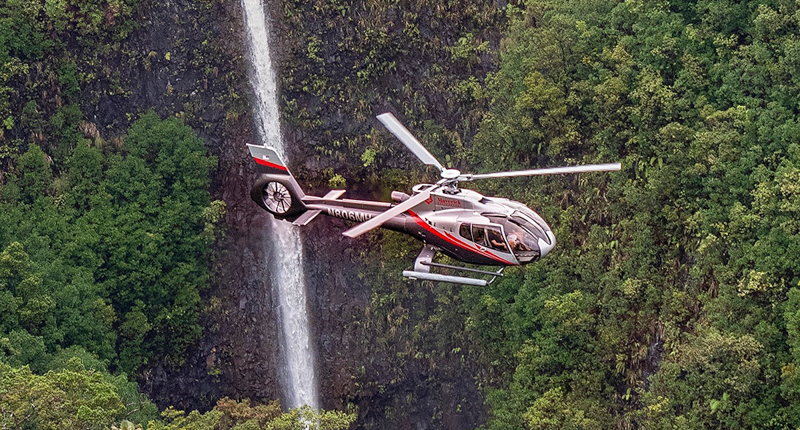Maverick Helicopters Slide Waterfall